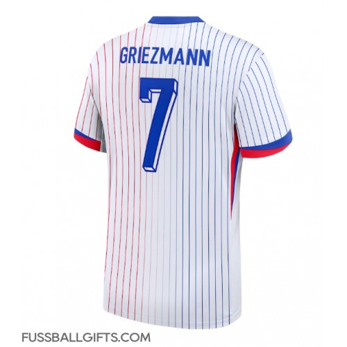 Frankreich Antoine Griezmann #7 Fußballbekleidung Auswärtstrikot EM 2024 Kurzarm